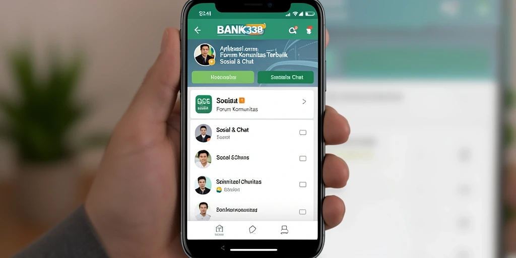 Tampilan antarmuka BANK338 yang modern dan menarik.