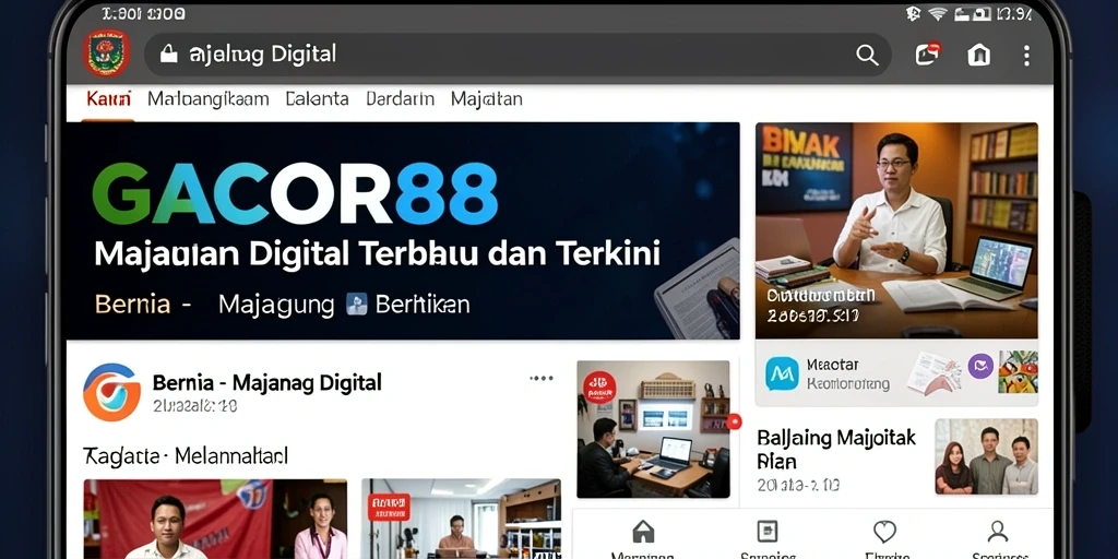 Antarmuka GACOR88 yang menarik dan mudah digunakan untuk membaca berita.