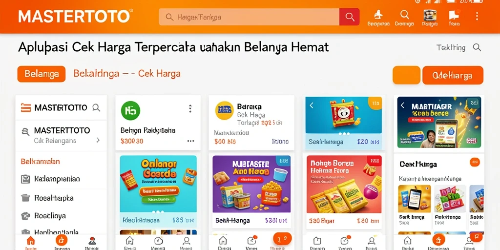 Tampilan antarmuka MASTERTOTO untuk cek harga produk.
