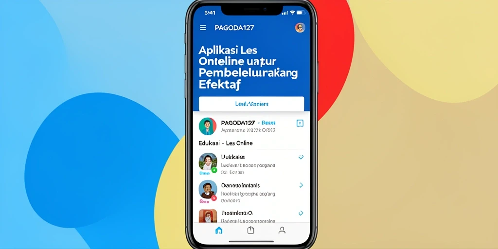 Antarmuka aplikasi PAGODA127 yang interaktif dan sederhana.