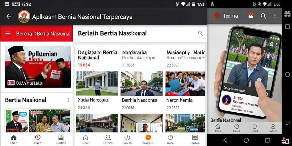 Tampilan antarmuka aplikasi T6 yang menarik dan fungsional.